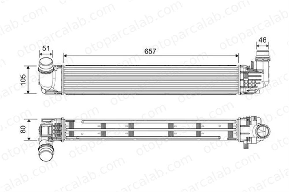 VALEO 818228 Turbo Radyatörü DACIA DUSTER DUSTER Kasa/SUV 8200880552