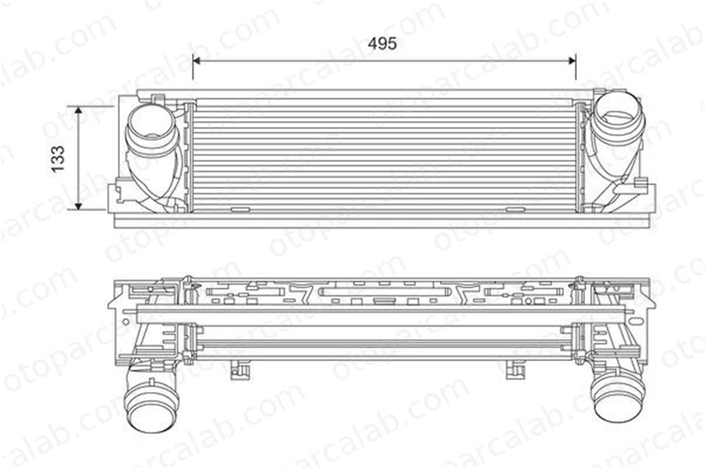 VALEO 818261 Turbo Radyatörü BMW 1 3 17517600532 17517600531