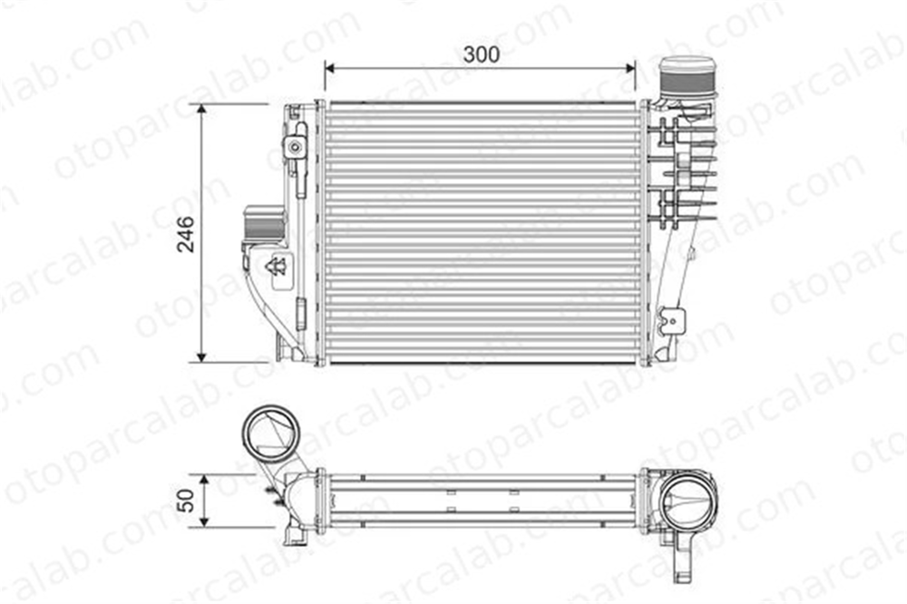 VALEO 818304 Turbo Radyatörü CITROËN SPACETOURER Minibüs/Otobüs JUMPY Panelvan/Van 9806562180 1681142880