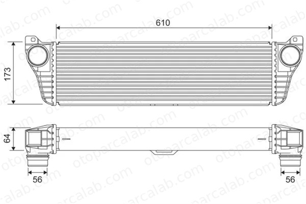 VALEO 818322 Turbo Radyatörü MERCEDES-BENZ VITO / MIXTO Panelvan/Van VITO Minibüs/Otobüs A6395011301 6395011301
