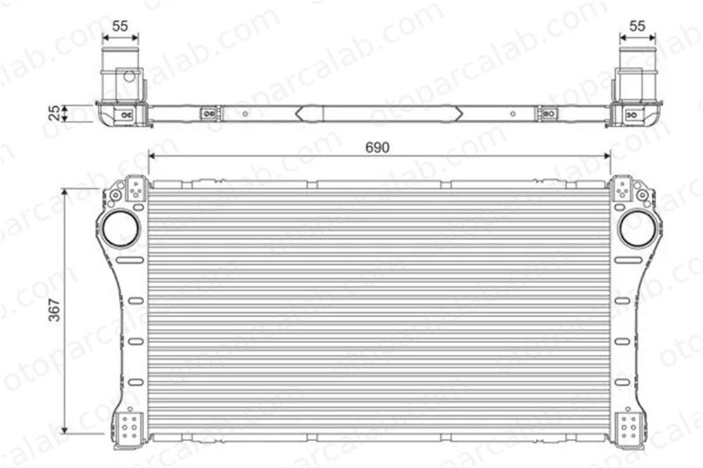 VALEO 818364 Turbo Radyatörü TOYOTA AVENSIS Sedan AVENSIS Station wagon 179400R040