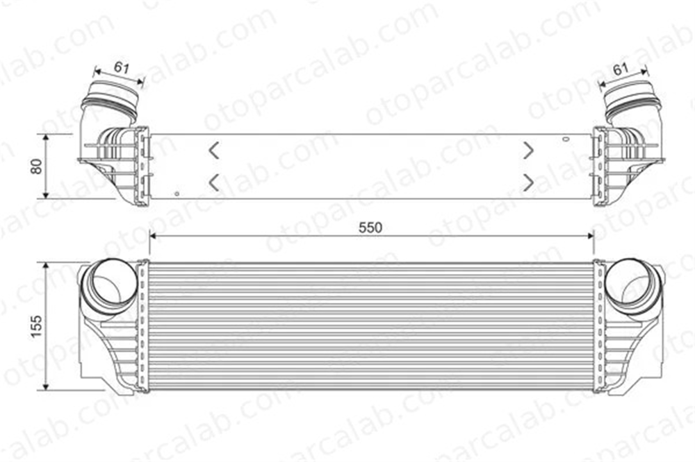 VALEO 818367 Turbo Radyatörü BMW 5 5 Touring 17117577115 17117805629