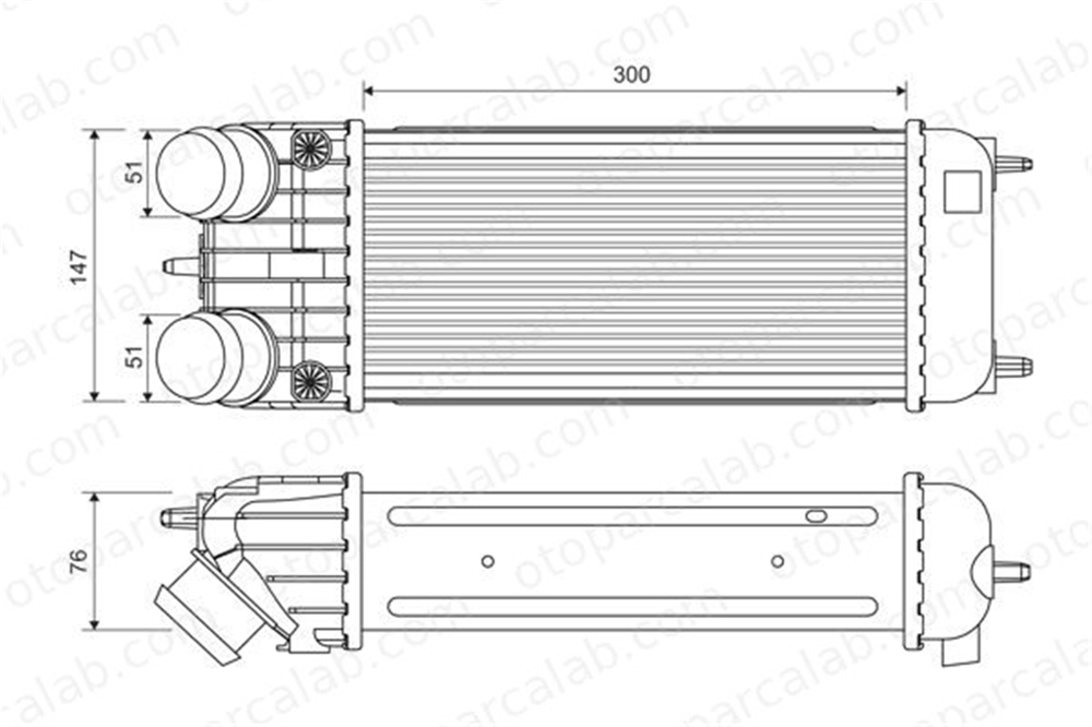 VALEO 818385 Turbo Radyatörü CITROËN DS3 DS3 Cabrio 1440P8 9803145480