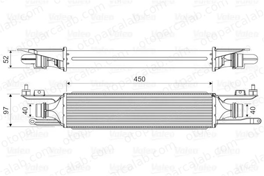 VALEO 818578 Turbo Radyatörü OPEL CORSA D CORSA D Kasa/eğik arka 6302080 55702194