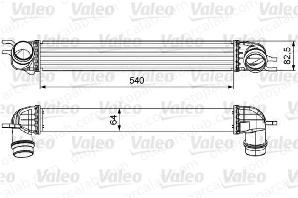 VALEO 818605 Turbo Radyatörü MINI MINI COUNTRYMAN MINI 17518506904 8506904