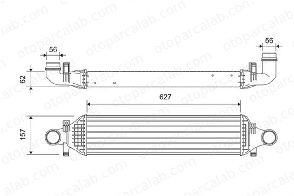 VALEO 818624 Turbo Radyatörü MERCEDES-BENZ A-SERISI CLA Coupe A2465000900 144615DC0A
