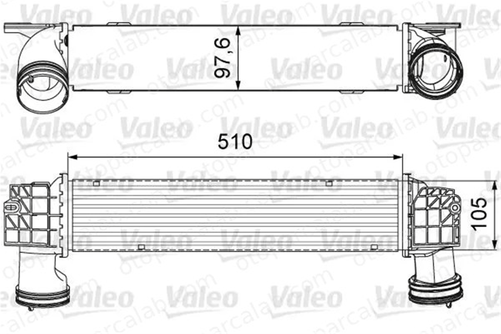 VALEO 818664 Turbo Radyatörü BMW 3 Coupe 3 17517800680 17517789333