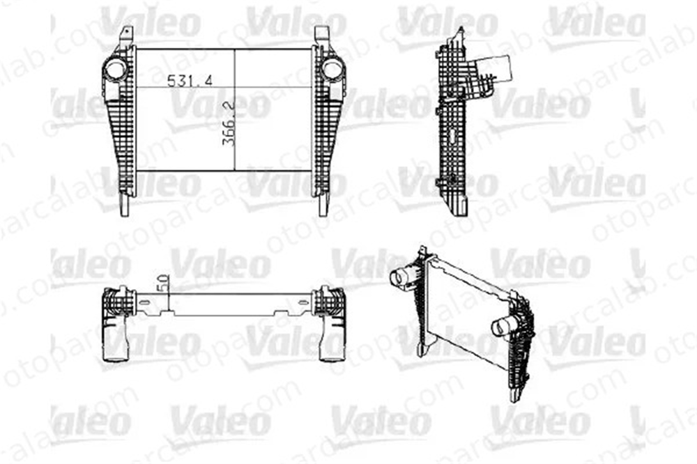 VALEO 818778 Turbo Radyatörü IVECO STRALIS II EUROCARGO V 500380659 504028468
