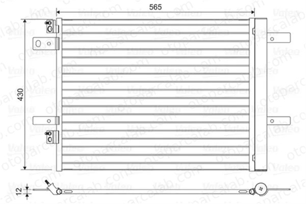 VALEO 822564 Klima Radyatörü PEUGEOT 308 II 308 SW II 9673629480 9677145480