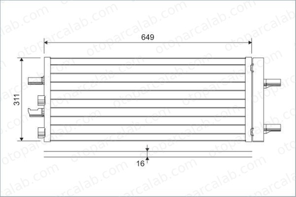 VALEO 822615 Klima Radyatörü MINI MINI BMW X2 64539271207 9271207
