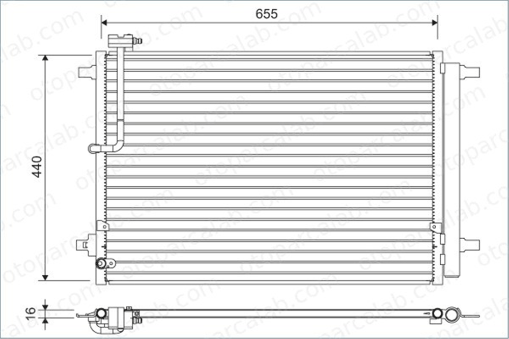 VALEO 822633 Klima Radyatörü AUDI A8 D4 BENTLEY MULSANNE 4H0260403D 4H0260403K