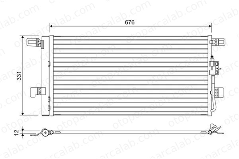 VALEO 822648 Klima Radyatörü AUDI Q5 Q5 Sportback 80A816411 80A816411M