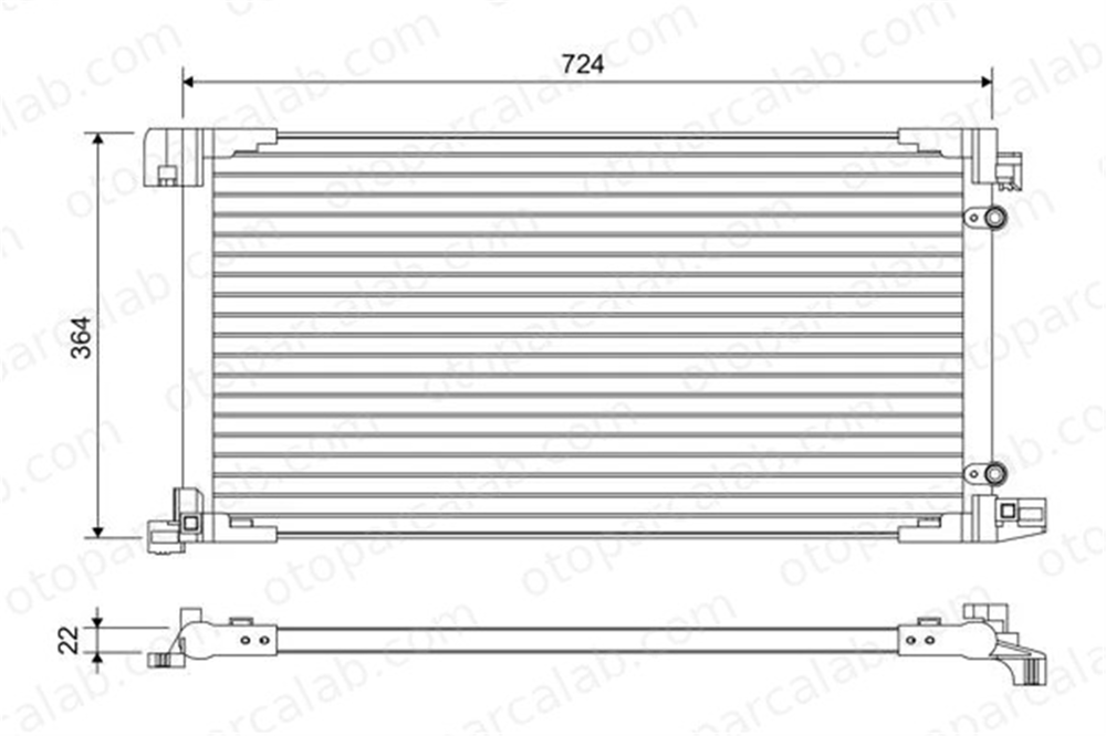 VALEO 822669 Klima Radyatörü TOYOTA PRIUS PHV 8846047180