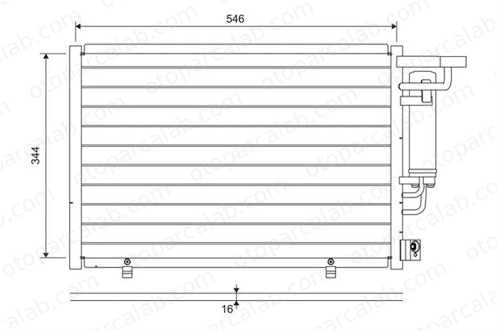 VALEO 822699 Klima Radyatörü FORD FIESTA VI KA+ III 1834039 ET7119710BA
