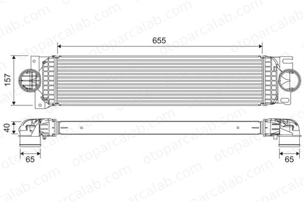 VALEO 822907 Turbo Radyatörü FORD GALAXY III S-MAX E1G36K775JA 1888516