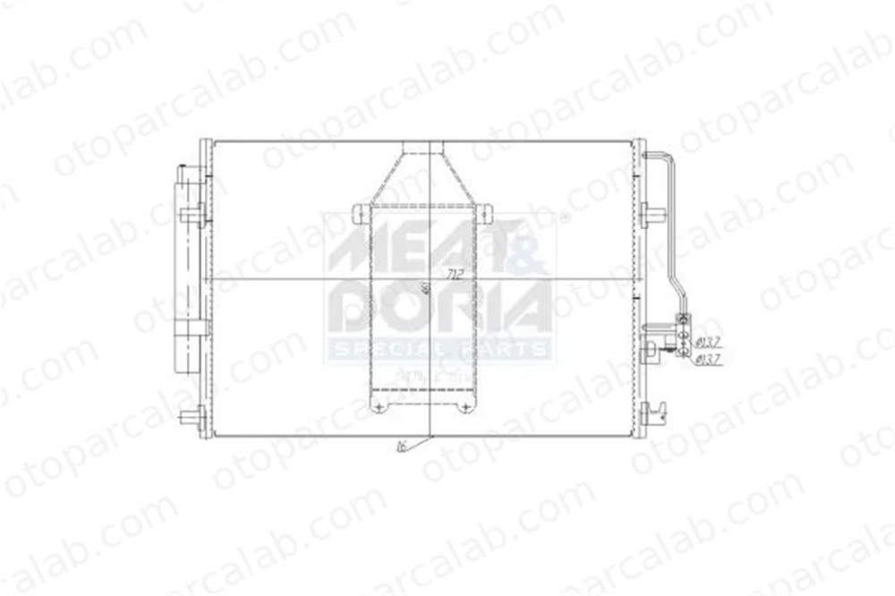 VALEO 860144 Klima Radyatörü MERCEDES-BENZ SPRINTER 3,5-t Panelvan/Van SPRINTER 3,5-t Platform şasi A9065000554 9065000554