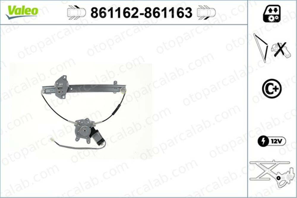 VALEO 861162 Cam Krikosu Ön Sol TOYOTA LAND CRUISER PRADO 6980260090