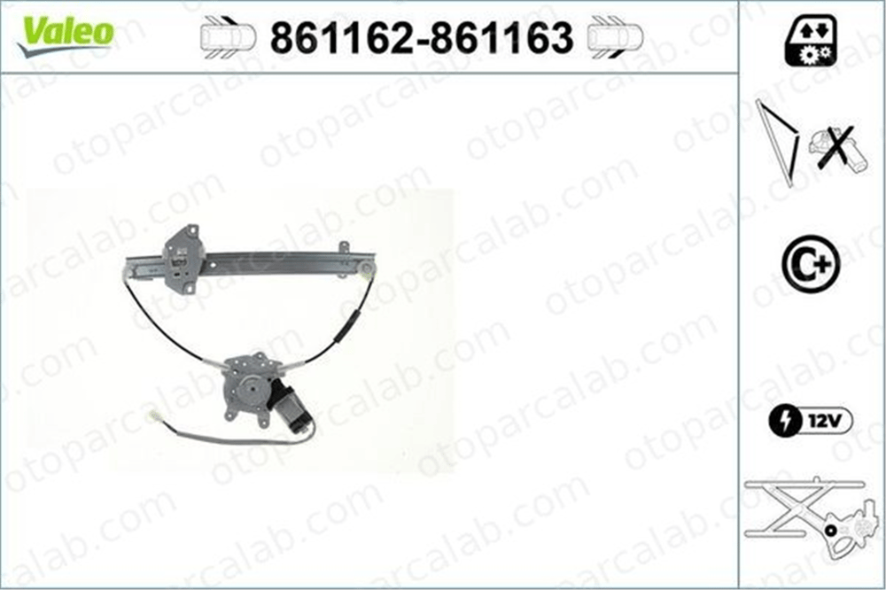 VALEO 861163 Cam Krikosu Ön Sağ TOYOTA LAND CRUISER PRADO 6980160090