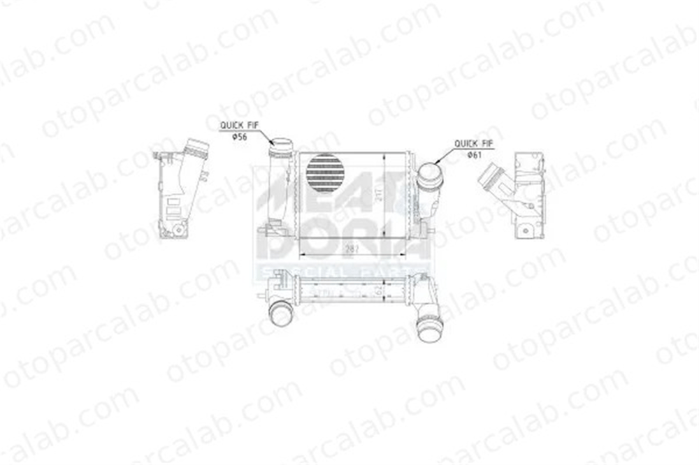 VEKA 42-3104 Turbo Radyatörü RENAULT ESPACE V NISSAN QASHQAI II SUV 144614EB0A 144614EB1A