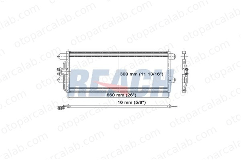 VEKA 43-4437 Klima Radyatörü VW TRANSPORTER T4 Minibüs/Otobüs TRANSPORTER T4 Platform şasi 701820413D 701820413