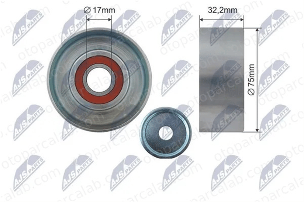 VOE VTB61020 Vantilatör Kayış Gergi Rulmanı TOYOTA HILUX VII Pick-up DYNA Platform şasi 1662030030 166200L020