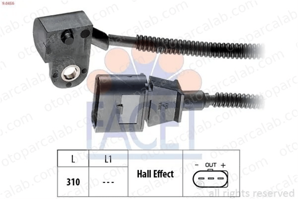 VOLKSWAGEN ORJINAL 03G957147C Eksantrik Devir Sensörü AUDI A3 A4 B7 3G957147C 3G957147A