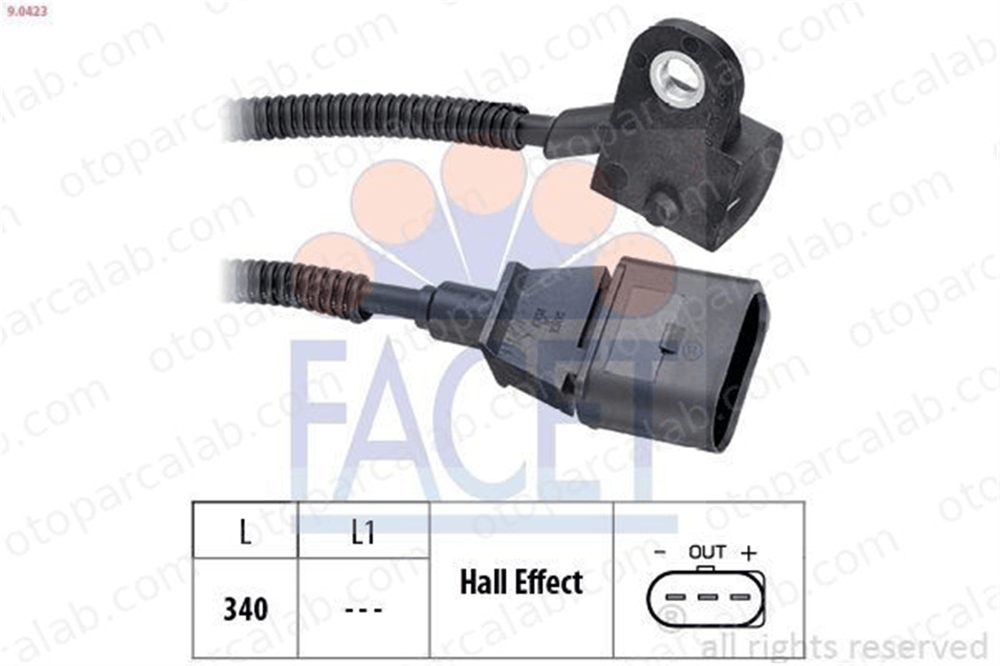 VOLKSWAGEN ORJINAL 045957147B Eksantrik Devir Sensörü VW BORA I BORA Variant 45957147B 045 957 147 B