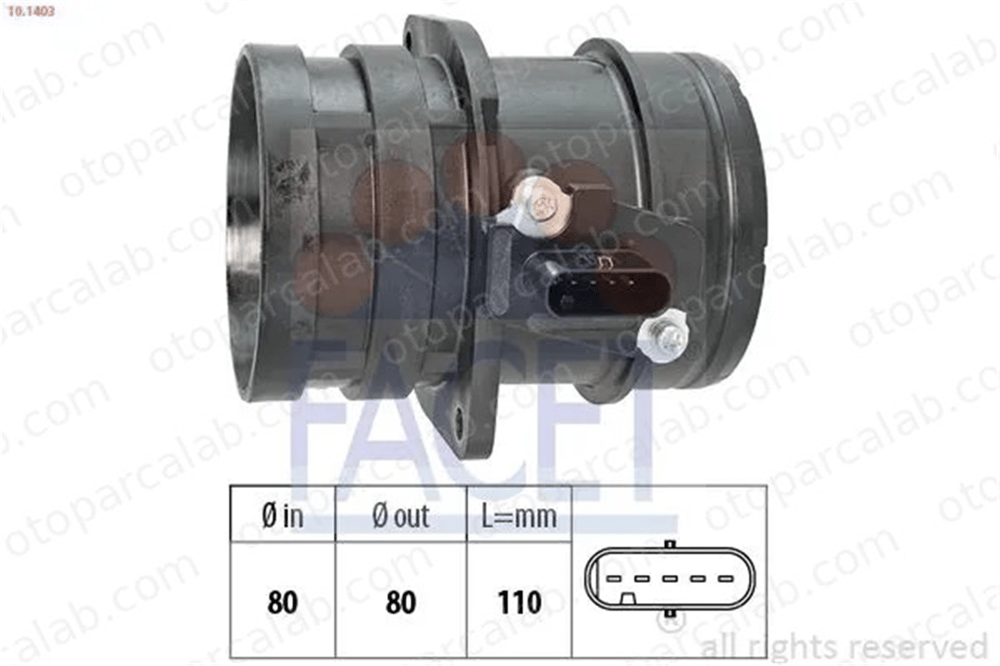 VOLKSWAGEN ORJINAL 06J906461D Hava Debimetresi VW GOLF VII GOLF VII Variant 6J906461D 06J 906 461 D