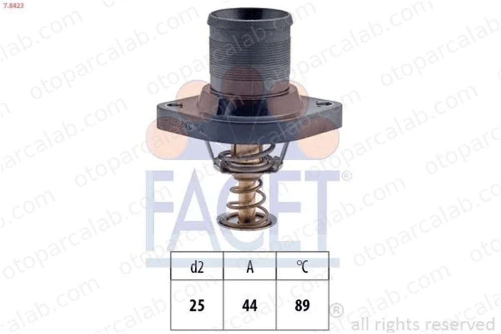 WAHLER 3483.89D Termostat PEUGEOT 407 SW 406 Break 1338A0 9630066680