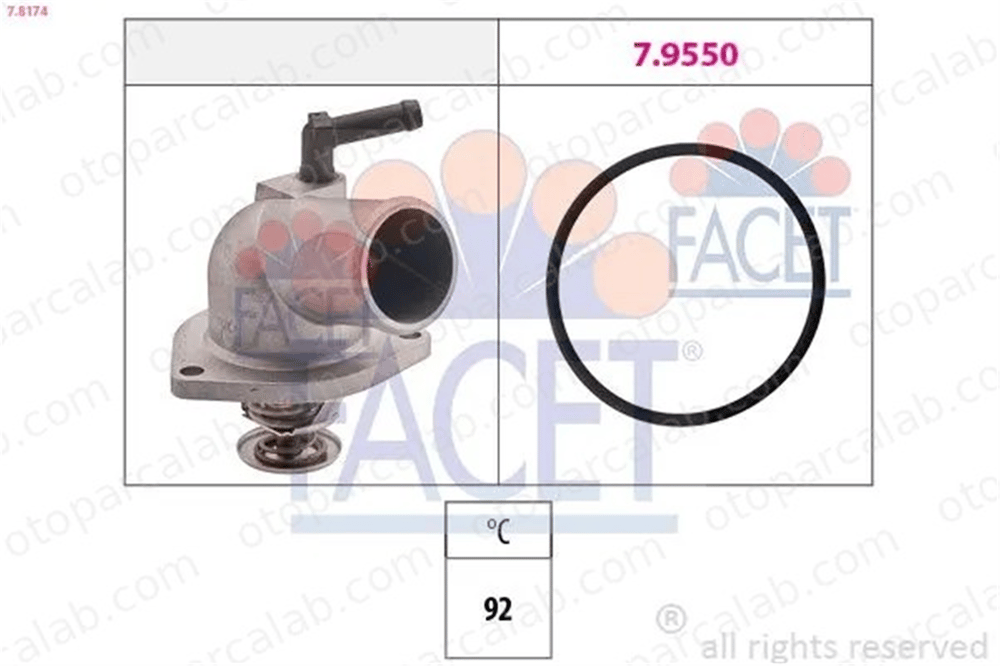 WAHLER 4242.92D Termostat OPEL ASTRA G Station wagon ASTRA G CLASSIC 95517651 9129907