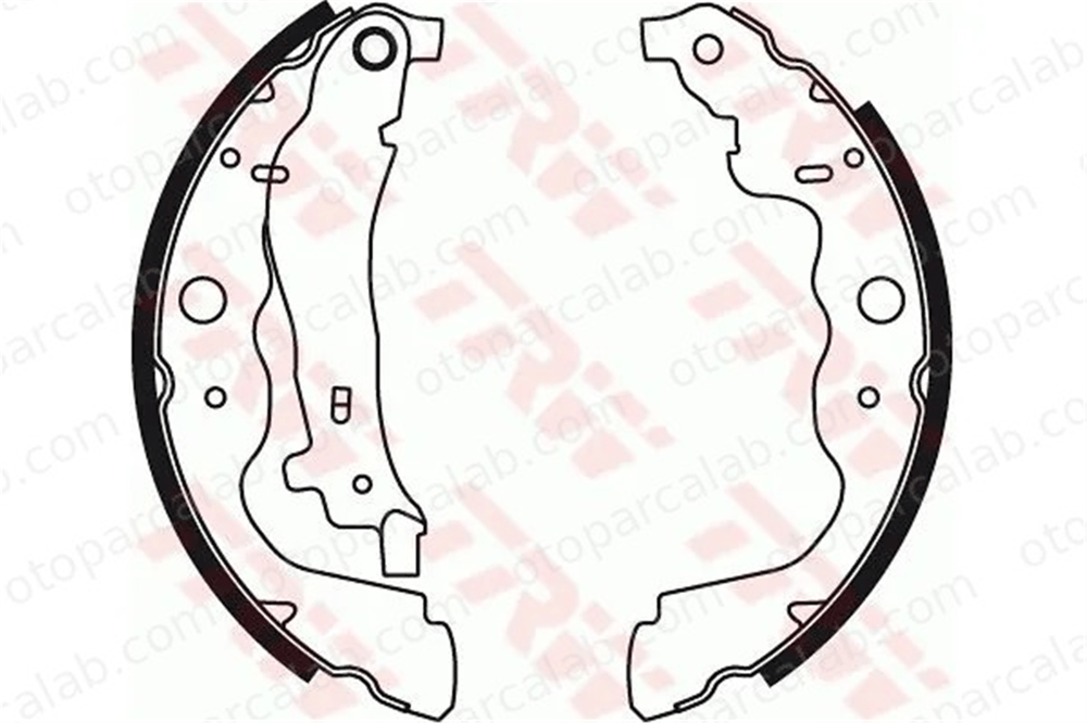 WALBURG WBS1007+1 Fren Pabuçlu Balata Arka DACIA DUSTER RENAULT KANGOO / GRAND KANGOO II 6001549703 7701210109