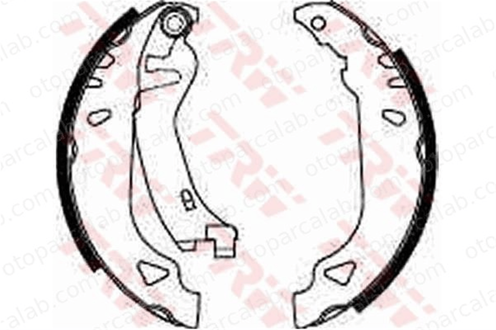 WALBURG WBS1026 Fren Pabuçlu Balata Arka FIAT TIPO TEMPRA 5888433 5890500
