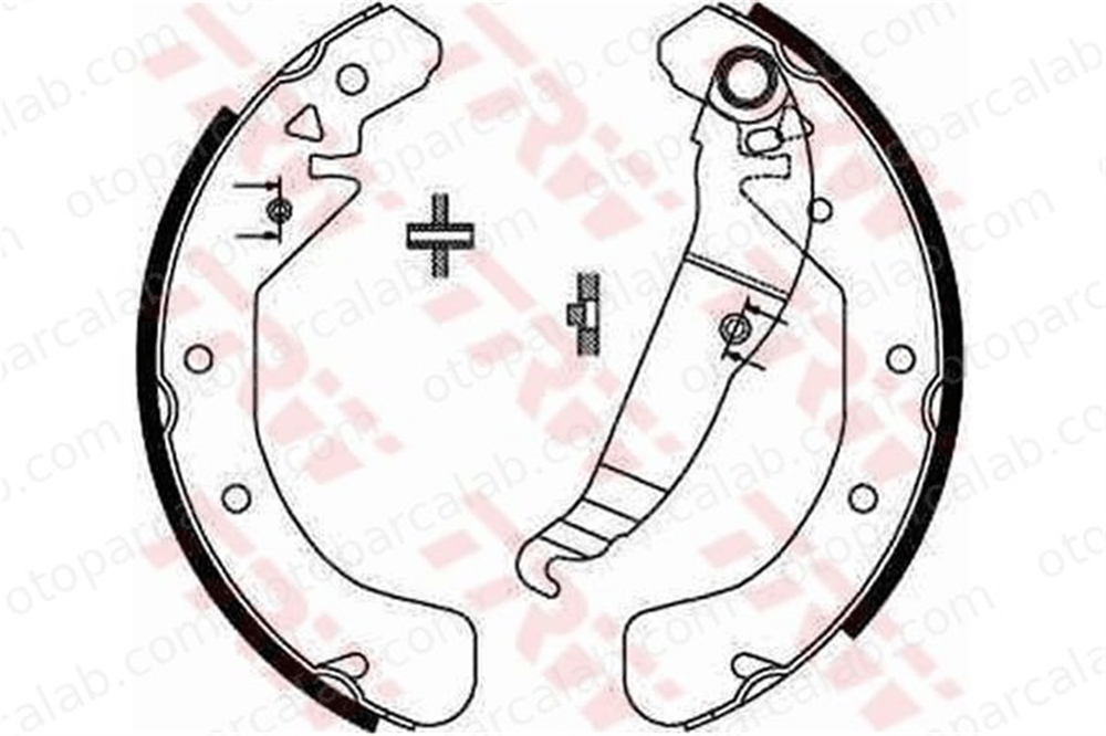 WALBURG WBS1090 Fren Pabuçlu Balata Arka OPEL ASTRA G Station wagon ASTRA H 1605062 1605064