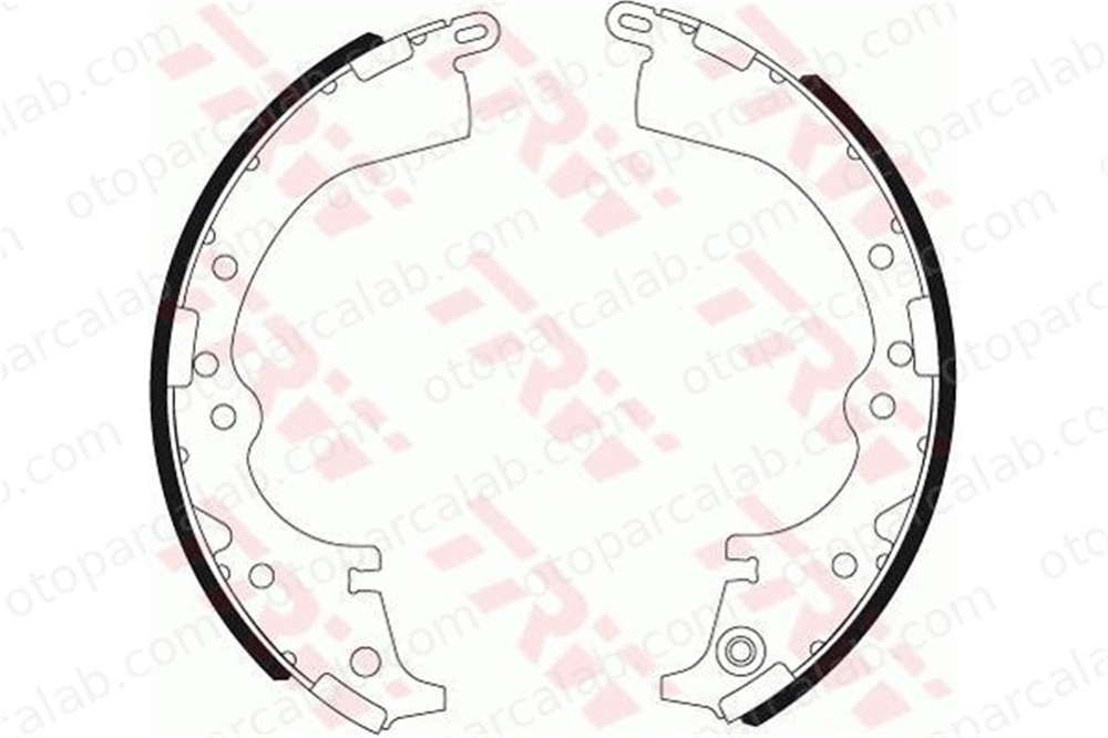 WALBURG WBS1122 Fren Pabuçlu Balata Arka TOYOTA HILUX VII Pick-up HIACE IV Panelvan/Van 44950K010 44950K060