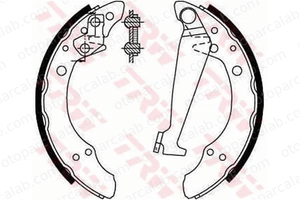 WALBURG WBS1124+1 Fren Pabuçlu Balata Arka SEAT CORDOBA VW POLO 7440071A 7440077A
