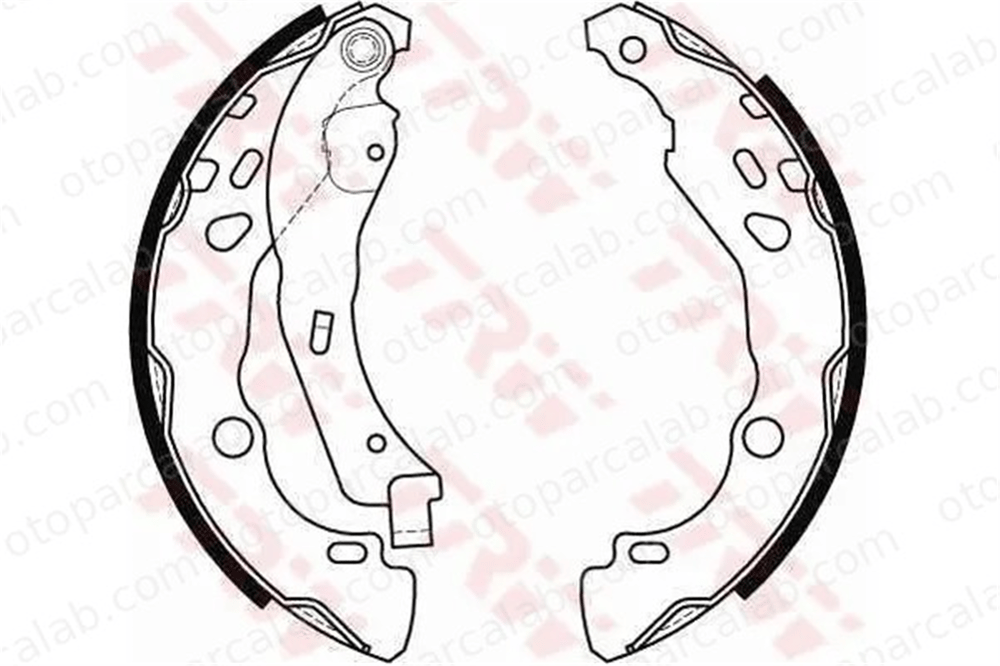 WALBURG WBS1130+1 Fren Pabuçlu Balata Arka RENAULT CLIO II PEUGEOT 208 I 1606631180 1609066080