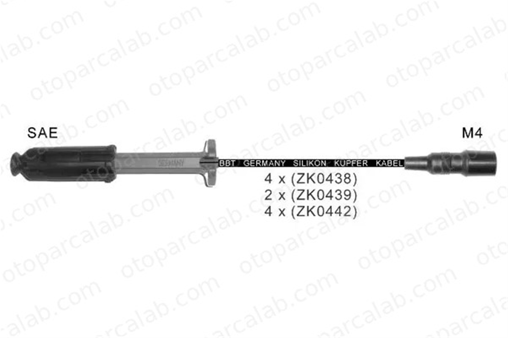 WENDERPARTS MA0300890988 Buji Kablosu MERCEDES-BENZ C-SERISI C-SERISI T-Model A1041501618 1041501618