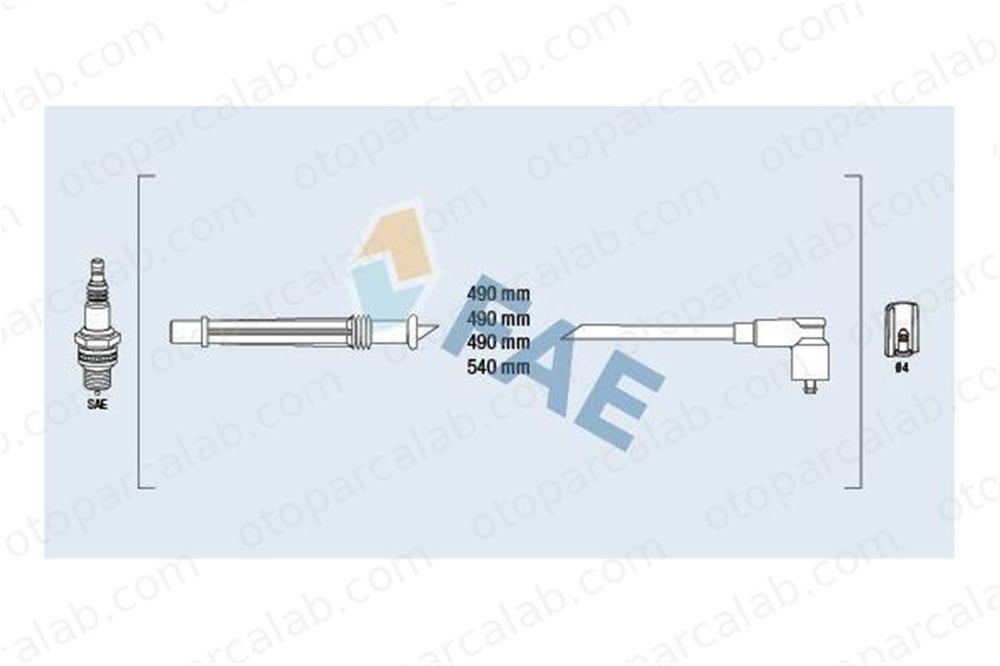 WORG R-7246 Buji Kablosu RENAULT CLIO III MODUS / GRAND MODUS 8200713680 8200486877