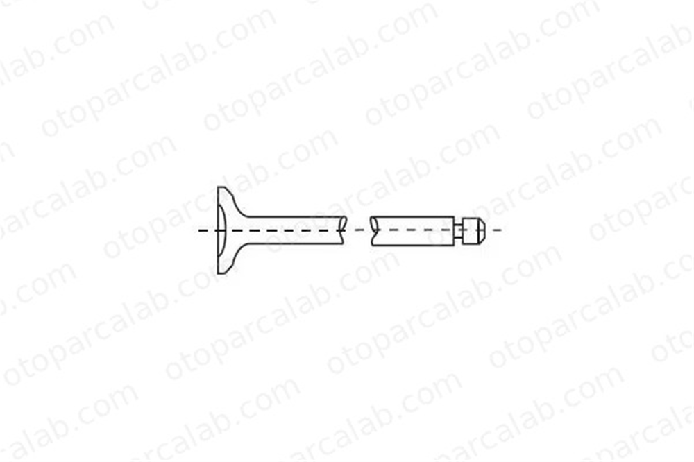 YEKSAN 1648-1649 Supap MAZDA 626 II 626 II Hatchback 1371123030 1371523030
