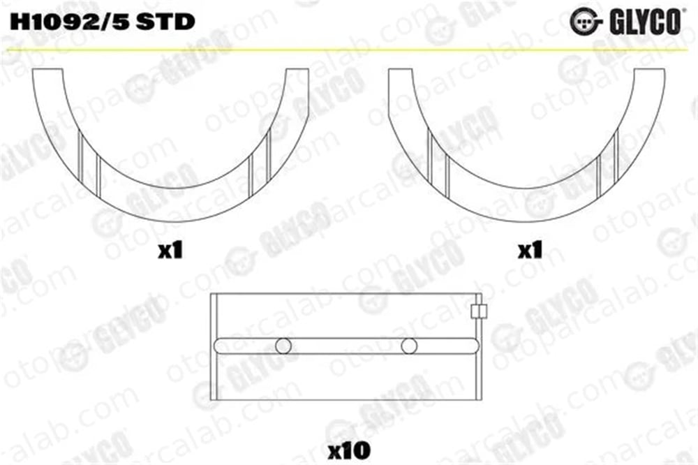 YENMAK 21-M0069-020 Ana Yatak (0.20) ALFA ROMEO MITO FIAT PUNTO 71731844 46459600