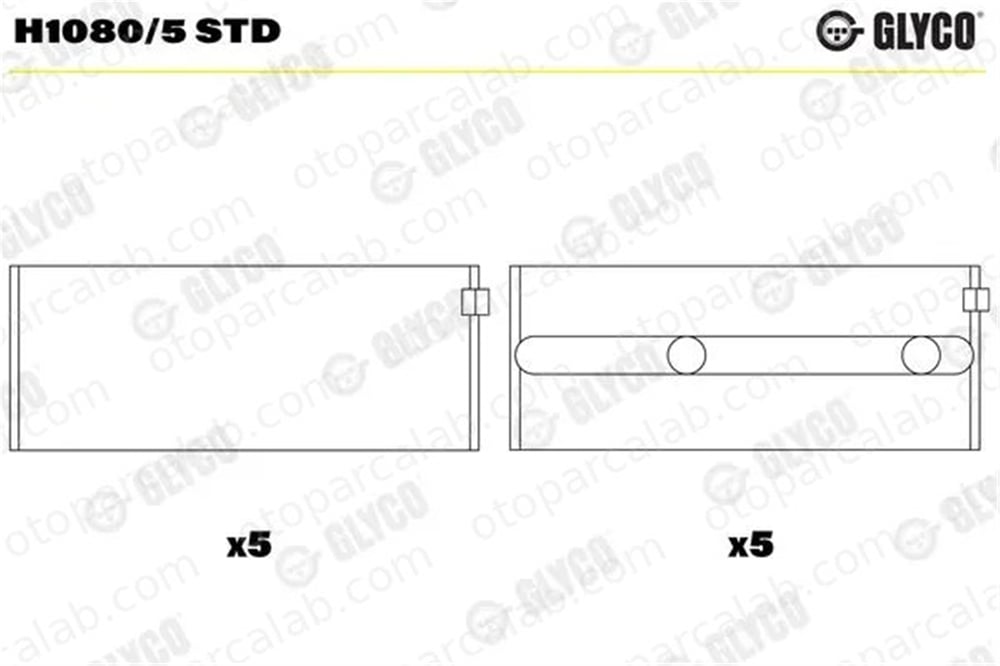 YENMAK 21-M0157-025 Ana Yatak (0.25) RENAULT 19 II Chamade VOLVO 440 7701349570 35925