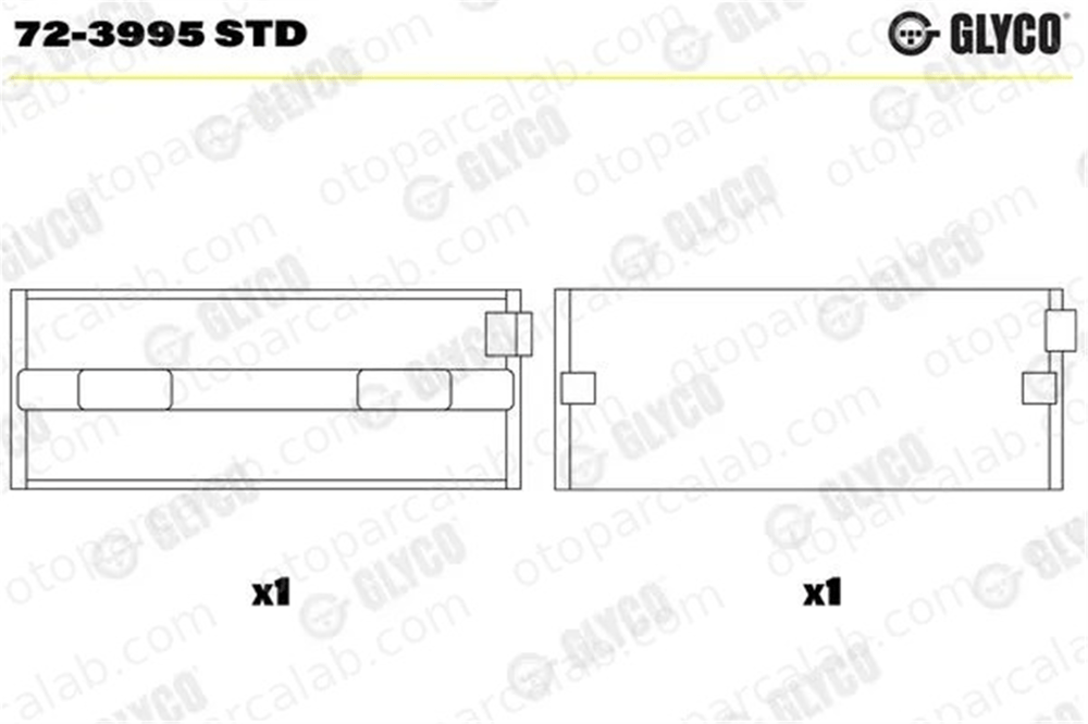 YENMAK 21-M0790-000 Ana Yatak (STD) OPEL INSIGNIA A INSIGNIA A Sports Tourer 71718247 71718246