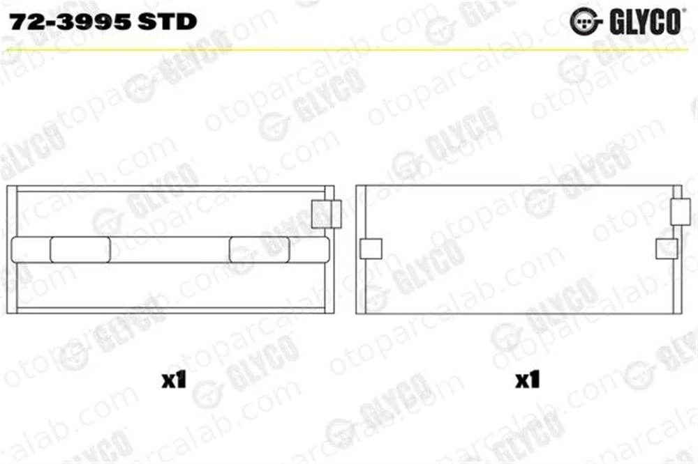 YENMAK 21-M0790-010 Ana Yatak (0.10) OPEL INSIGNIA A INSIGNIA A Sports Tourer 71718247 71718246