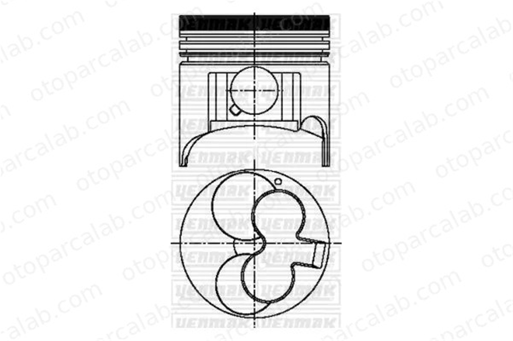 YENMAK 31-04227-000 Piston (79.00MM-STD) OPEL ASTRA F Kombi van ASTRA F Station wagon 5623020