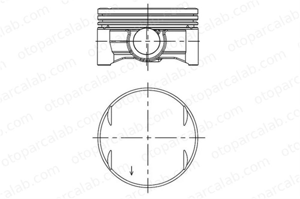 YENMAK 31-04620-000 Piston (84.00MM-STD) BMW 3 3 Coupe 8770229STD 11257506222