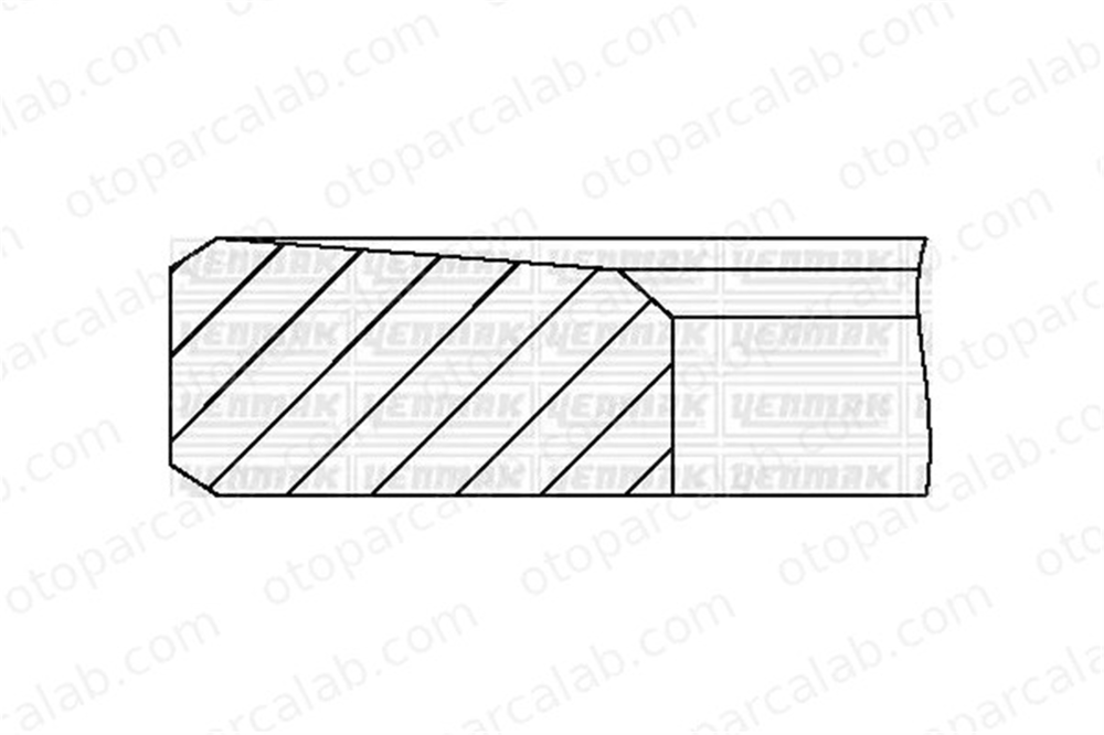 YENMAK 91-09420-100 Segman (94.67MM-STD) FORD TRANSIT Minibüs/Otobüs TRANSIT Panelvan/Van 9109420100 894F6148AA