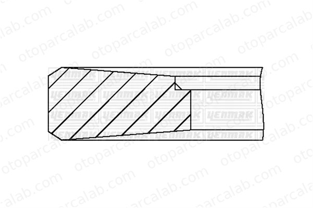 YENMAK 91-09525-000 Segman (115.00MM-STD) SCANIA R II P II 9109525000 2511400