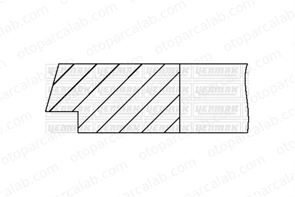 YENMAK 91-09607-000 Segman (85.00MM-STD) MAN F90 MERCEDES-BENZ AROCS 11311111 0011311111
