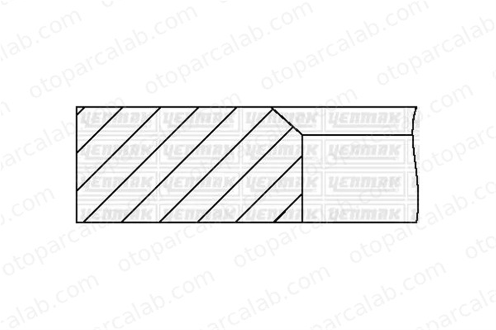 YENMAK 91-09718-050 Segman (88.50MM-STD) MERCEDES-BENZ E-SERISI E-SERISI T-Model 9109718050 64690300124