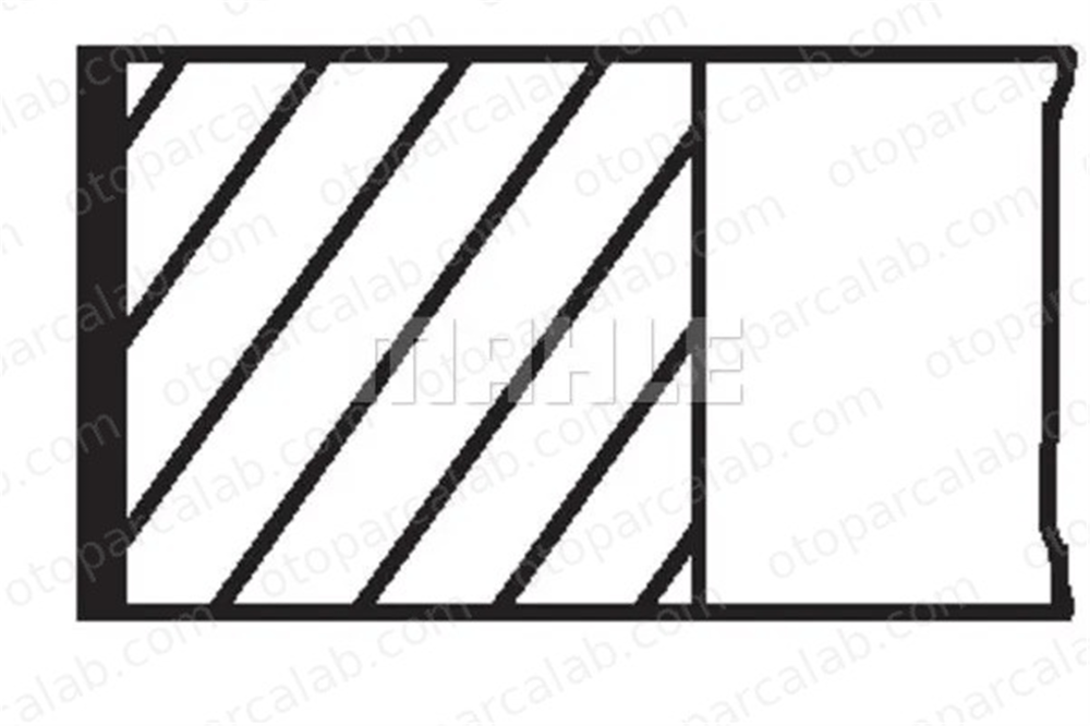 YENMAK 91-09904-001 Segman (76.00MM-STD) VOLVO 340-360 RENAULT SUPER 5 91-09904-001